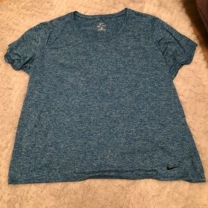 Blue Nike Dri-Fit Shirt